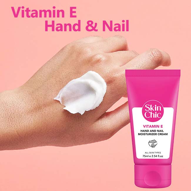 کرم مرطوب کننده دست و ناخن ویتامین ای اسکین شیک