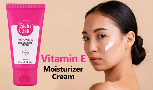 کرم مرطوب کننده ویتامین ای اسکین شیک برای پوست خشک