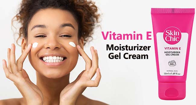 ژل کرم مرطوب کننده ویتامین ای اسکین شیک برای پوست نرمال