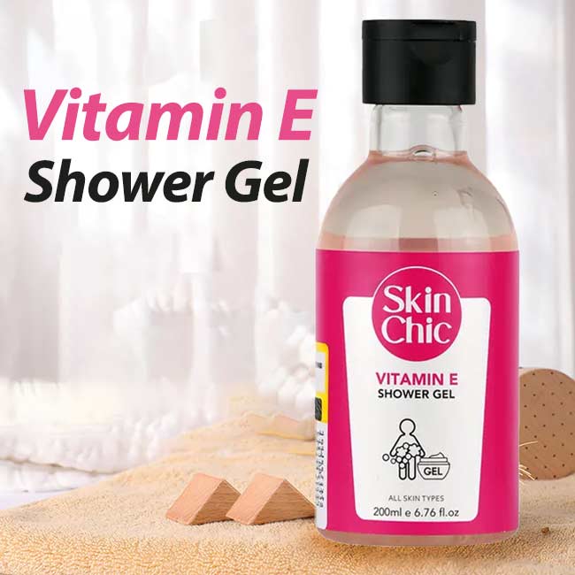 ژل شوینده بدن اسکین شیک صورتی