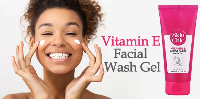 ژل پاک کننده ویتامین ای اسکین شیک
