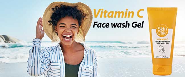 ژل پاک کننده صورت ویتامین ث اسکین شیک