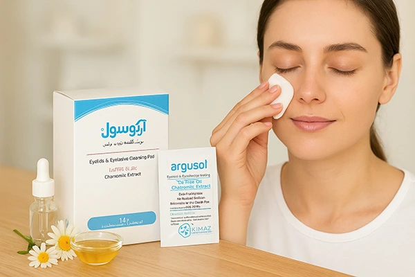 طرز استفاده از پد پاک کننده پلک و مژه