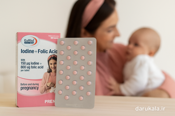 قیمت و خرید قرص ید و فولیک اسید یوروویتال در داروکالا
