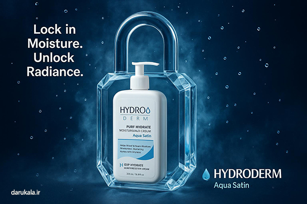 خرید کرم مرطوب کننده دست و صورت هیدرودرم مدل آکوا ساتین