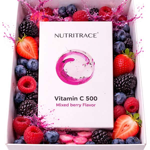 قرص جویدنی ویتامین ث 500 نوتری تریس جویدنی