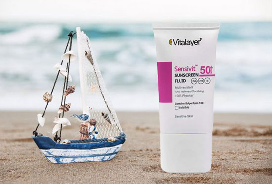 خرید ضد افتاب سنسی ویت پوست حساس ویتالیر