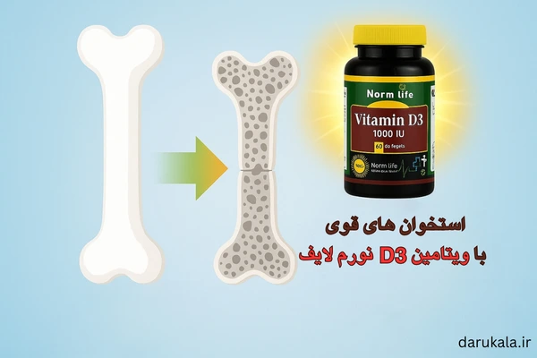 قرص ویتامین د3 1000 نورم لایف