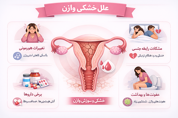 علائم خشکی واژن