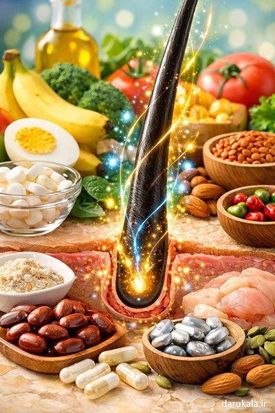 درمان ریزش مو در یک هفته