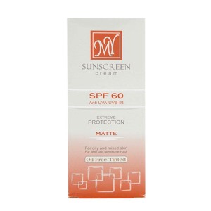 ضد آفتاب کرم پودری SPF60 فاقد چربی  مای | 50 میل