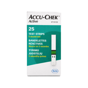 نوار تست قند خون اکیوچک اکتیو 25 عددی | دقت 98٪ و پاسخ سریع