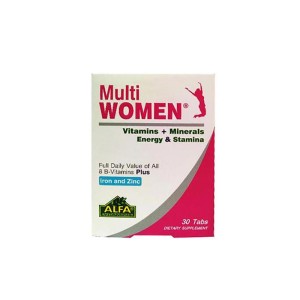 قرص مولتی وومن آلفا ویتامینز | 30 عدد | مولتی ویتامین مخصوص بانوان