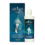 مایع لنز آرین ویژن | محلول شستشوی لنز روان کننده و پاک کننده لنزهای تماسی