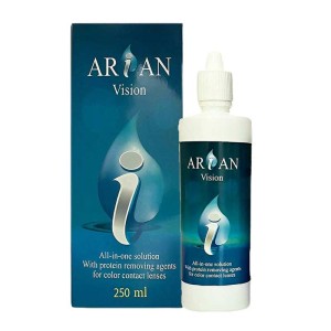 مایع لنز آرین ویژن | محلول شستشوی لنز روان کننده و پاک کننده لنزهای تماسی