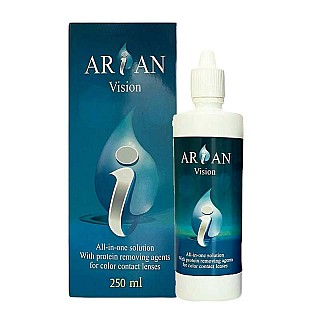 محلول شستشوی لنز آرین ویژن برای تمیز کردن و روان سازی لنزهای تماسی با کیفیت بالا
