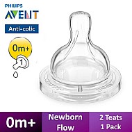 سر شیشه اونت مدل کلاسیک پلاس 2 عددی | سر شیشه یک سوراخ ۱ قطره مناسب برای بدو تولد