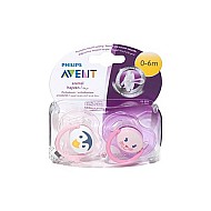 پستانک ارتودنسی سیلیکونی فیلیپس اونت ۲ عددی | مناسب برای بدو تولد تا 6 ماه