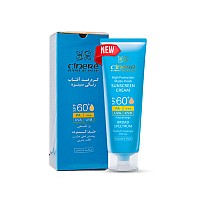 کرم ضد آفتاب رنگی spf60 سینره فاقد چربی در دو رنگ بژ طبیعی و روشن