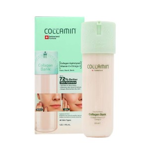 کرم مرطوب کننده کلاژن بانک کالامین | حاوی کلاژن، ویتامین سی و امگا3