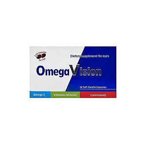 سافت ژل امگا ویژن دانا فارما 60 عددی | کمک به حفظ سلامت چشم ها