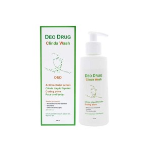 پن مایع کلیندا واش دئودراگ 150 میلی | پاک کننده پوست حاوی کلیندامایسین با خاصیت آنتی باکتریال 