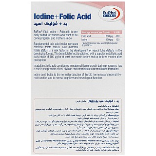 قیمت و خرید قرص ید و فولیک اسید یوروویتال در داروکالا