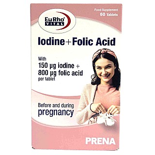 قیمت و خرید قرص ید و فولیک اسید یوروویتال در داروکالا