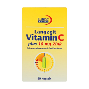 کپسول ویتامین C پلاس زینک یوروویتال 10 میلی گرم | تقویت سیستم ایمنی