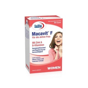 کپسول ماکاویت اف یوروویتال مخصوص بانوان | تنظیم فعالیت هورمونی در خانم ها و رفع خستگی