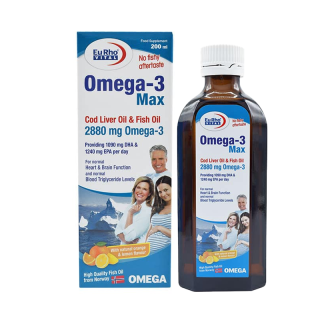 قیمت شربت امگا 3 مکس یوروویتال