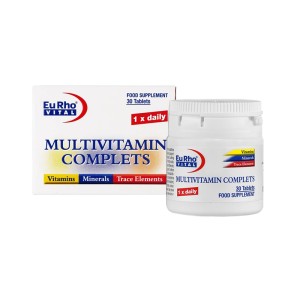 قرص مولتی ویتامین کامپلیت یوروویتال 30 عددی | سلامت پوست، مو و ناخن و سیستم ایمنی
