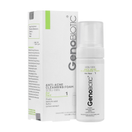 فوم شستشوی صورت ضد آکنه ژنوبایوتیک 150 میل | مناسب پوست چرب