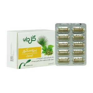 مکمل پروسکور گل دارو  30 عدد | سلامت پروستات و کاهش ریزش مو