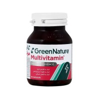 کپسول مولتی ویتامین گرین نیچر 30 عدد | مکمل انرژی‌زا و تقویت سیستم ایمنی بدن