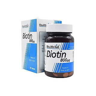 کپسول بیوتین 800 میکروگرم هلث اید 30 عددی