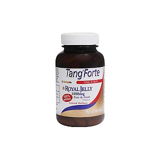 کپسول ژلاتینی تانگ فورت هلث اید 30 عددی |  حاوی 1000 میلی گرم رویال ژلی به همراه ویتامین ای