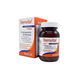 قرص تین ویتال هلث اید 30 عددی | مولتی ویتامین کامل برای کودکان و نوجوانان