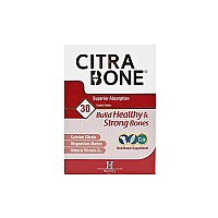 قرص سیترابن هولیستیکا 30 عددی | حاوی کلسیم سیترات، منیزیم و ویتامین د۳ 