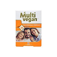 قرص مولتی وگان هولیستیکا 40 عدد | مولتی ویتامین و مولتی مینرال 100% طبیعی