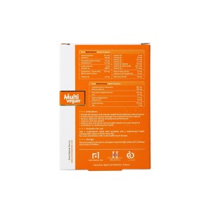 قرص مولتی وگان هولیستیکا 40 عدد | مولتی ویتامین و مولتی مینرال 100% طبیعی