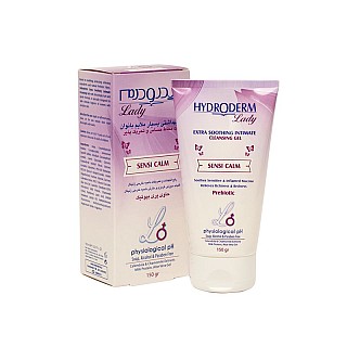 ژل بهداشتی ملایم بانوان هیدرودرم حاوی پری بیوتیک 150 گرم