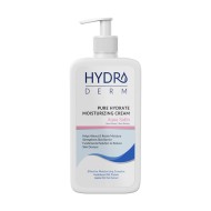 کرم مرطوب کننده دست و صورت هیدرودرم مدل آکوا ساتین | جذب سریع و آبرسانی عمیق