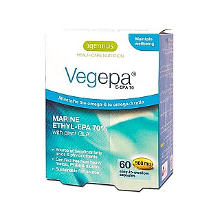 کپسول وجپا آیجنوس 60 عدد | حاوی امگا 3 و امگا 6