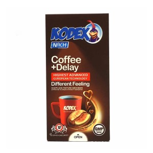 کاندوم تاخیری قهوه کدکس 12 عددی | افزایش مدت زمان رابطه و تاخیر در انزال