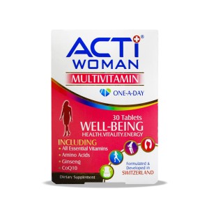 قرص اکتی وومن ابیان فارمد | مولتی ویتامین کامل بانوان