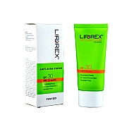 کرم ضد آفتاب رنگی لیپورکس SPF30 | ضدآفتاب ب ب مناسب پوست جوش دار 