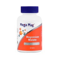 قرص منیزیم مالات مگامگ | حاوی 400 میلی گرم منیزیم با فرم مالات