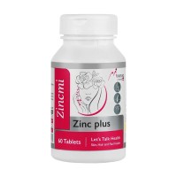 قرص زینکمی پلاس مینروا  ویونا 60 عدد | تقویت پوست، مو و ناخن