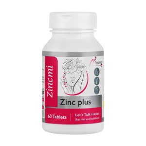 قرص زینکمی پلاس مینروا  ویونا 60 عدد | تقویت پوست، مو و ناخن